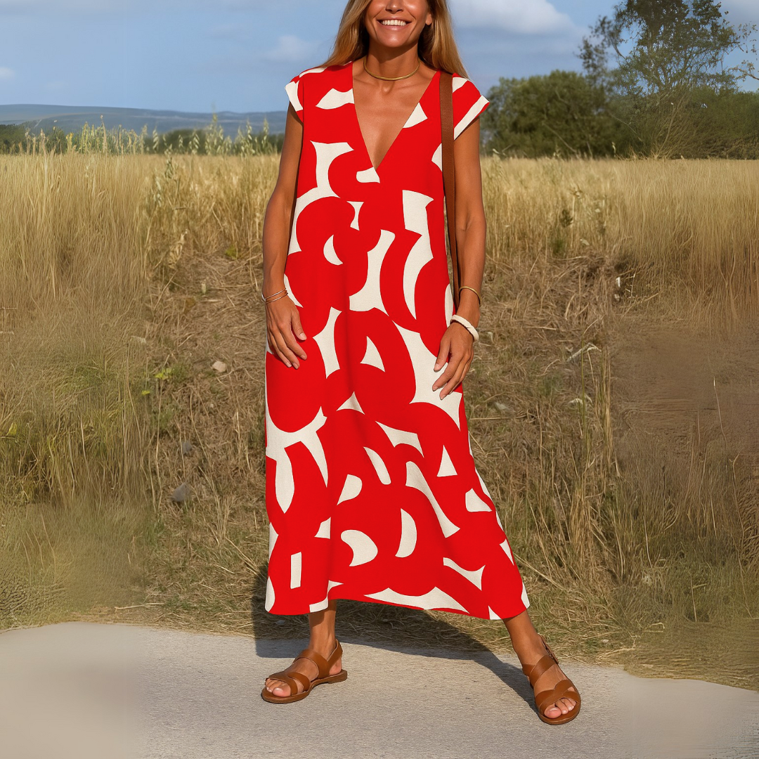 Noella™ Abstract Breeze Dress