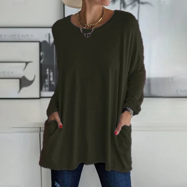 Adriana | Relaxed Long Sleeve Top