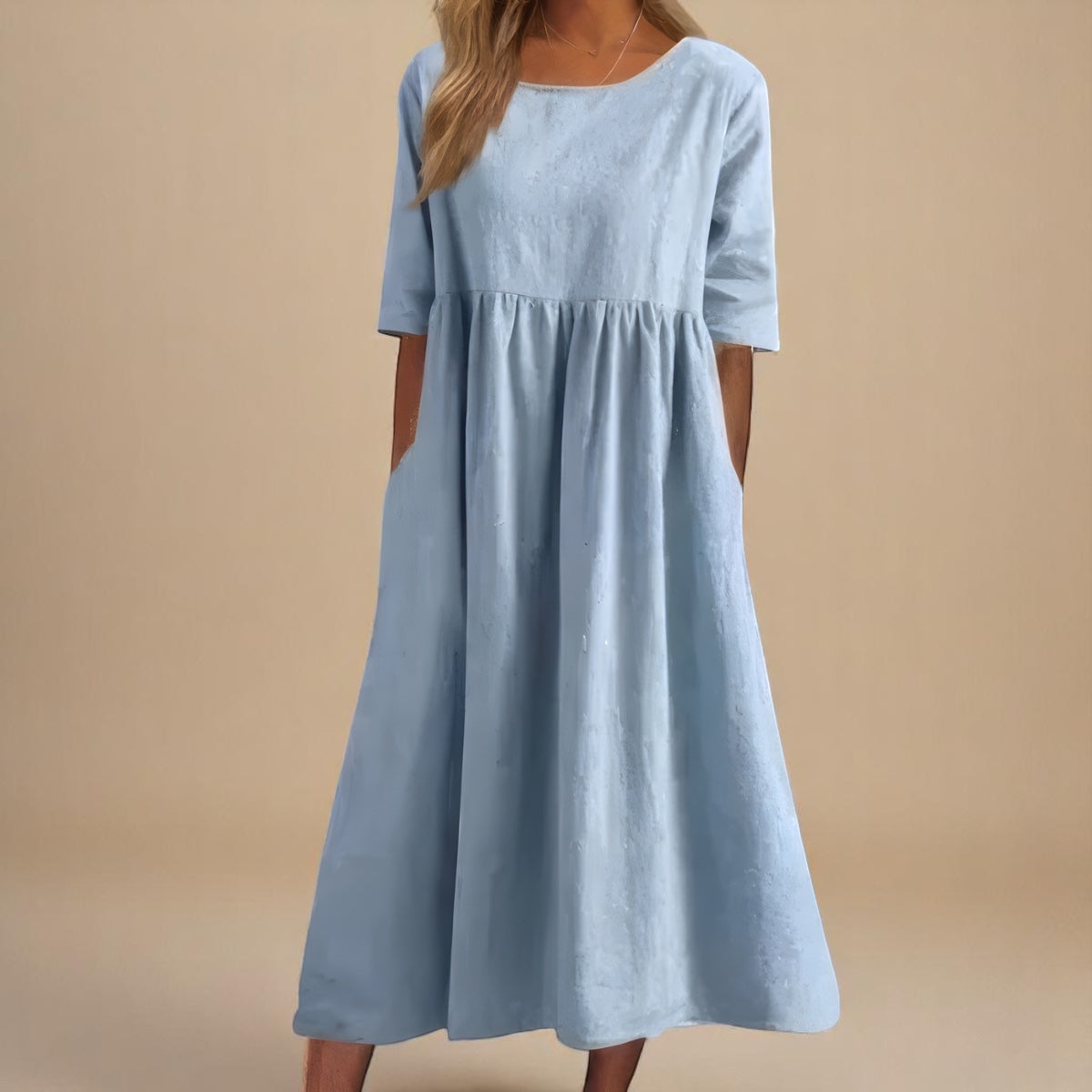 Marivelle™ Relaxed Empire Dress
