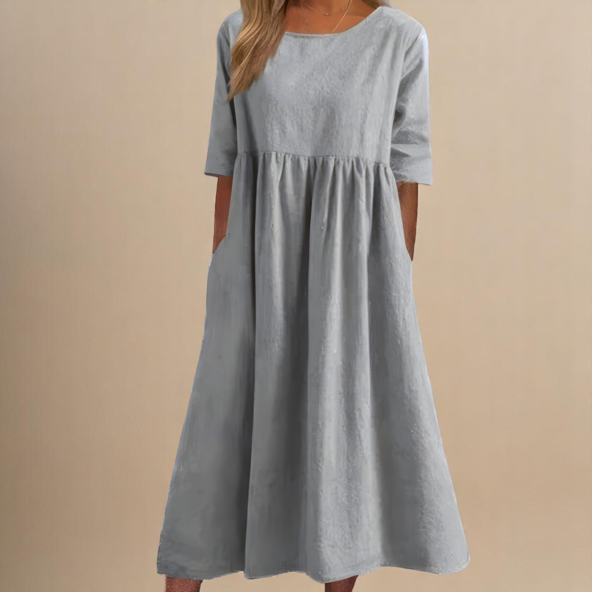 Marivelle™ Relaxed Empire Dress
