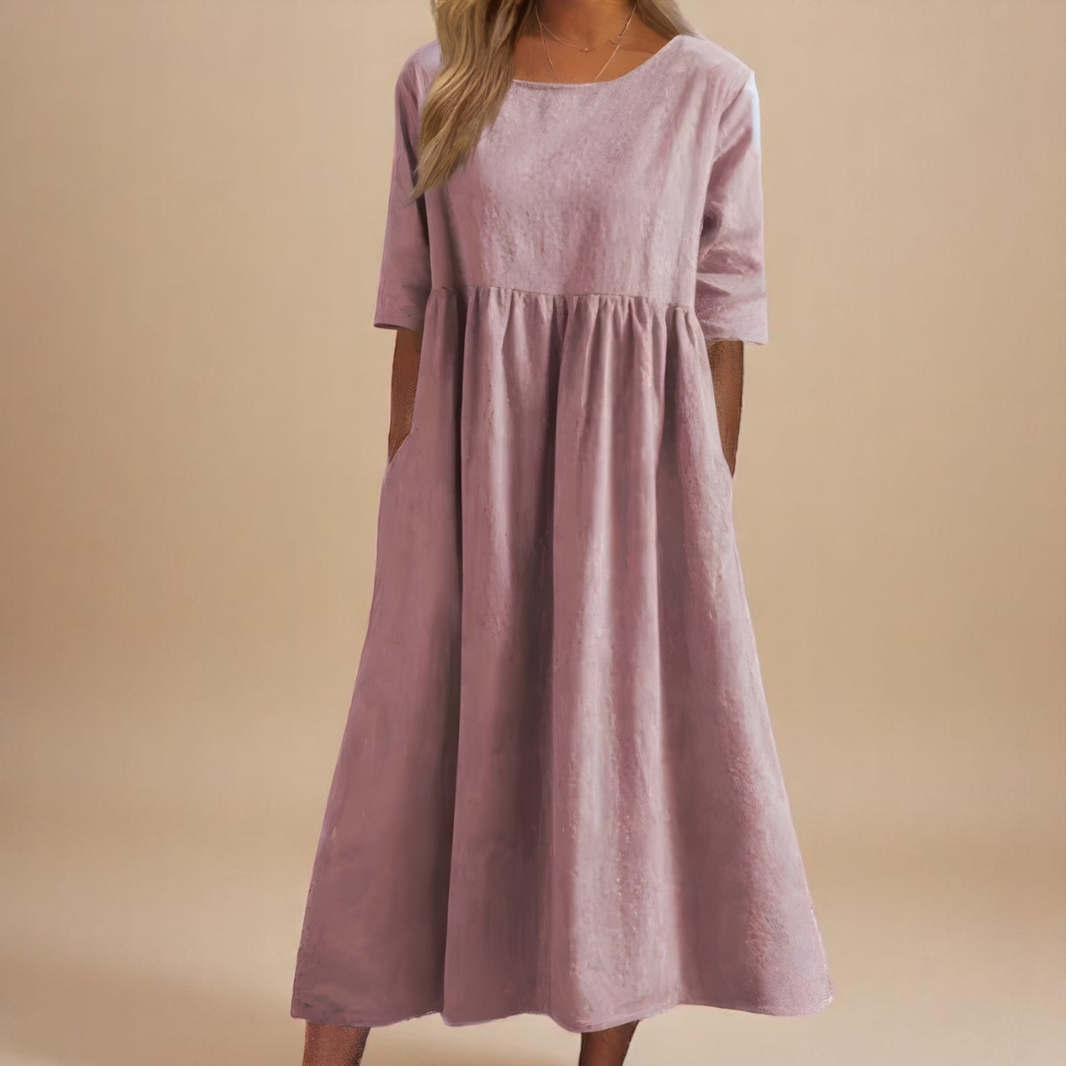 Marivelle™ Relaxed Empire Dress
