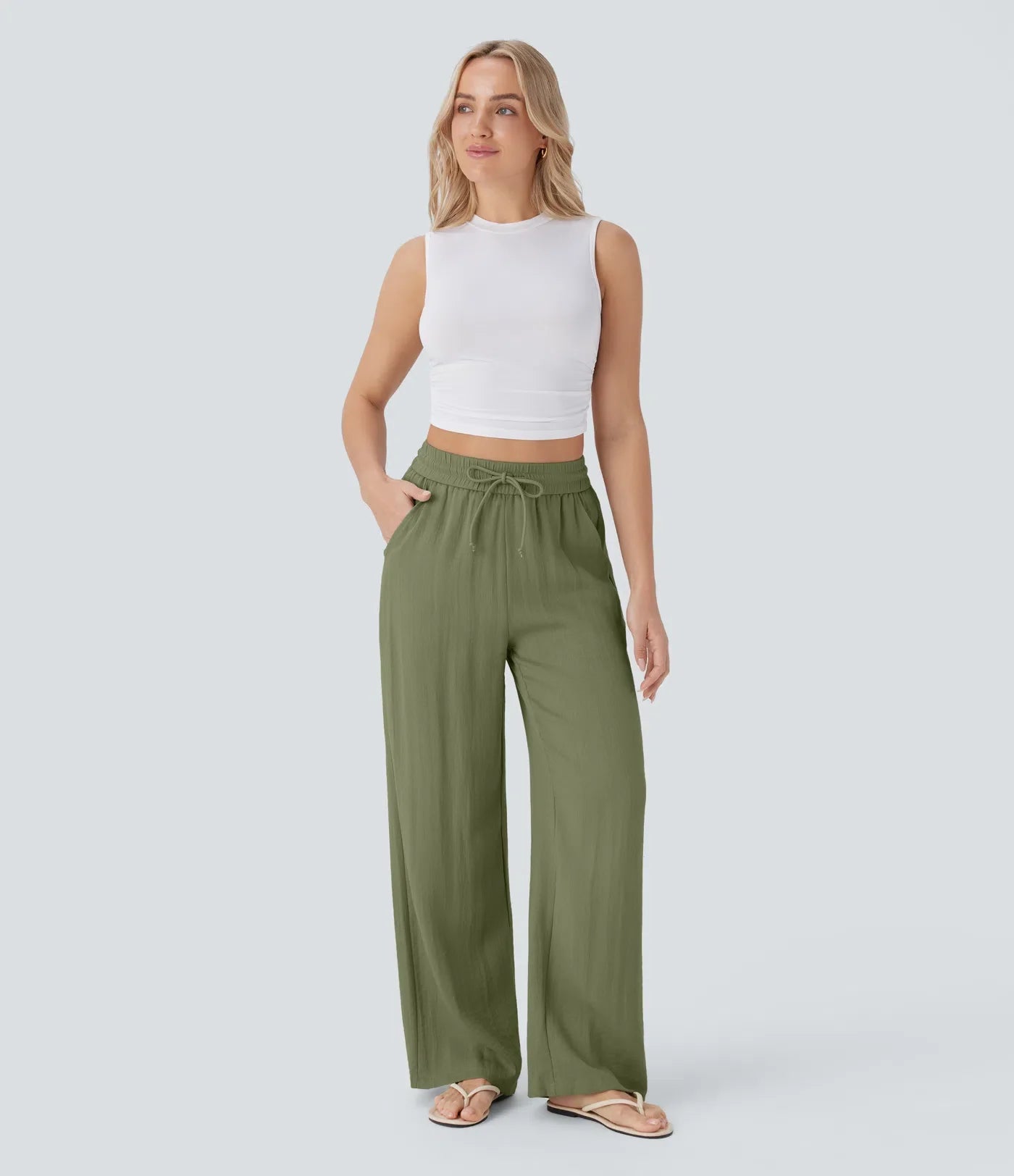 Cameron | Comfortable & Lightweight Linen Trousers with Elegant Legs