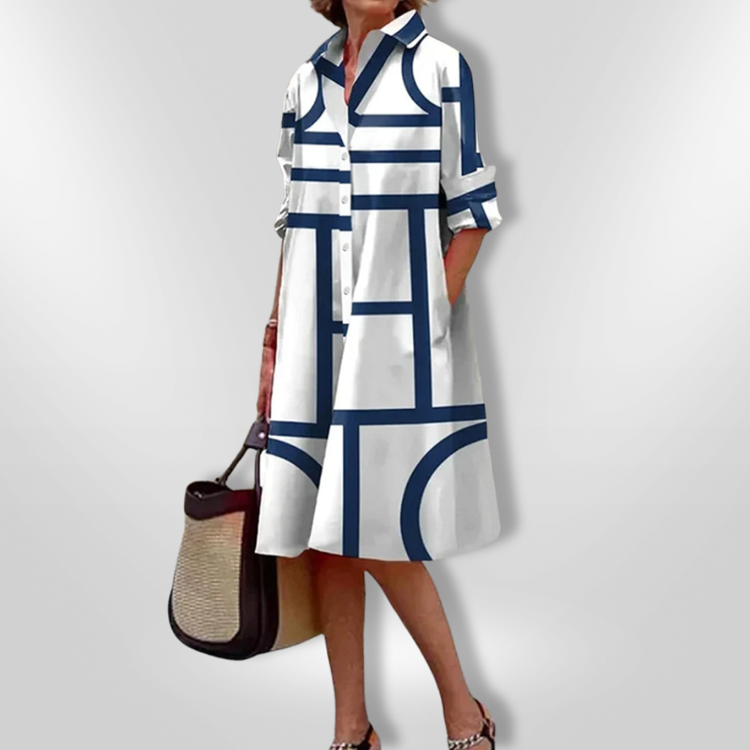 PAIGE™ Geo Shirt Dress
