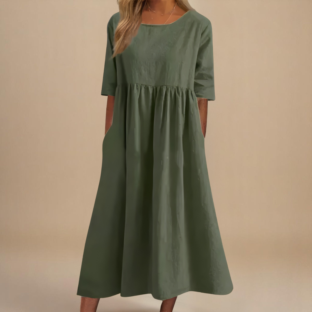 Marivelle™ Relaxed Empire Dress