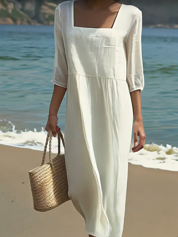 Solenne™ Coastal Midi Dress