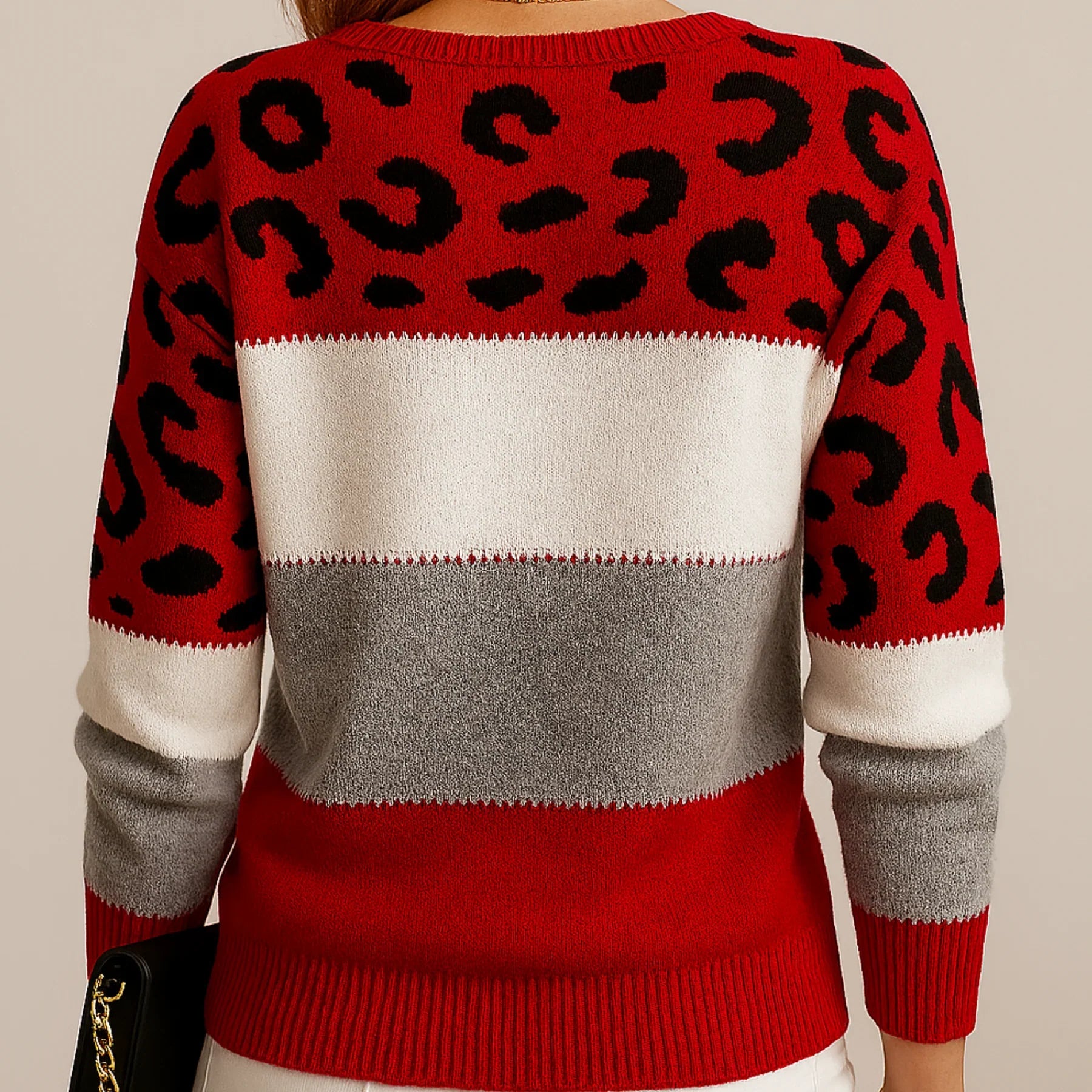 Lia | Leopard Print Casual Sweater