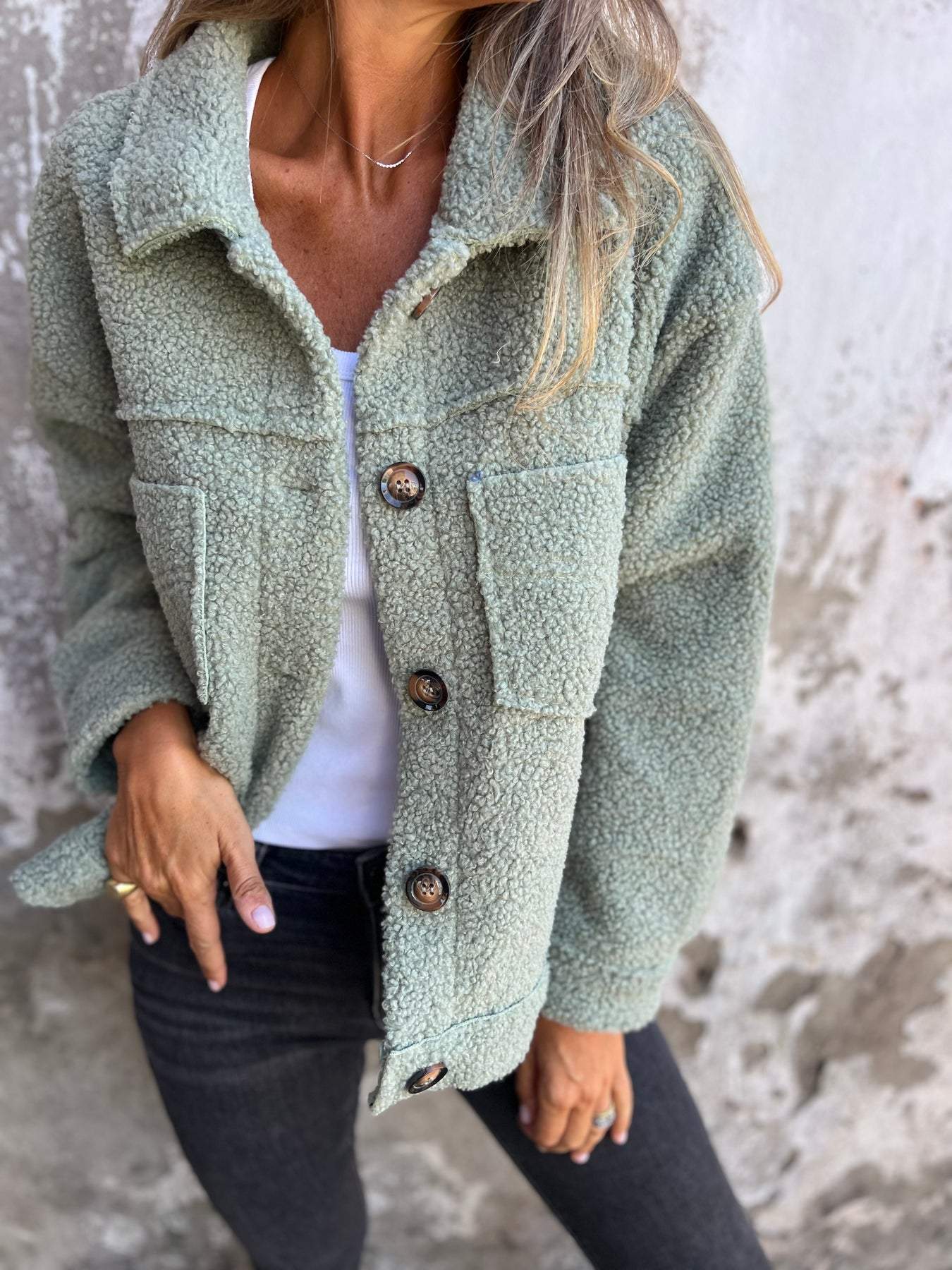 Holiday™ Fleece Button Jacket