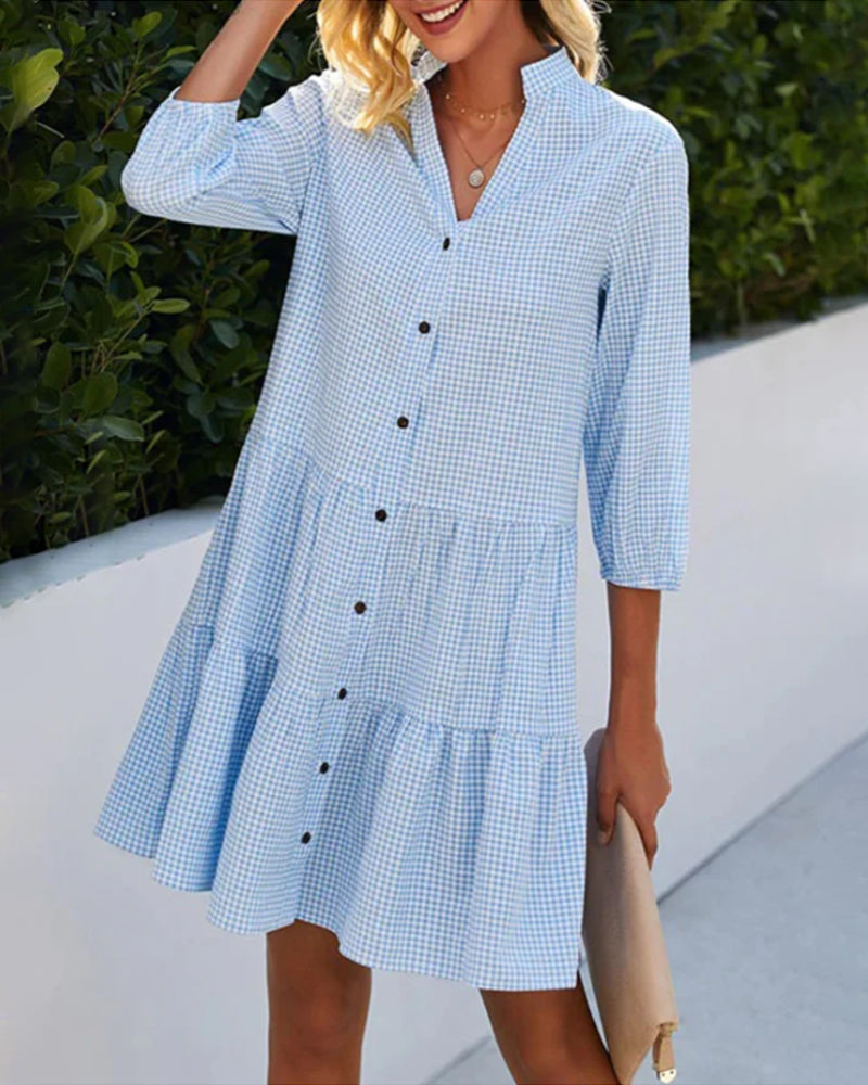 Elspeth™ Tiered Shirt Dress