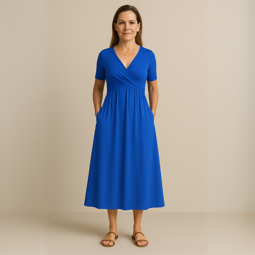 Anna – Cooling A-LINE Maxi Dress
