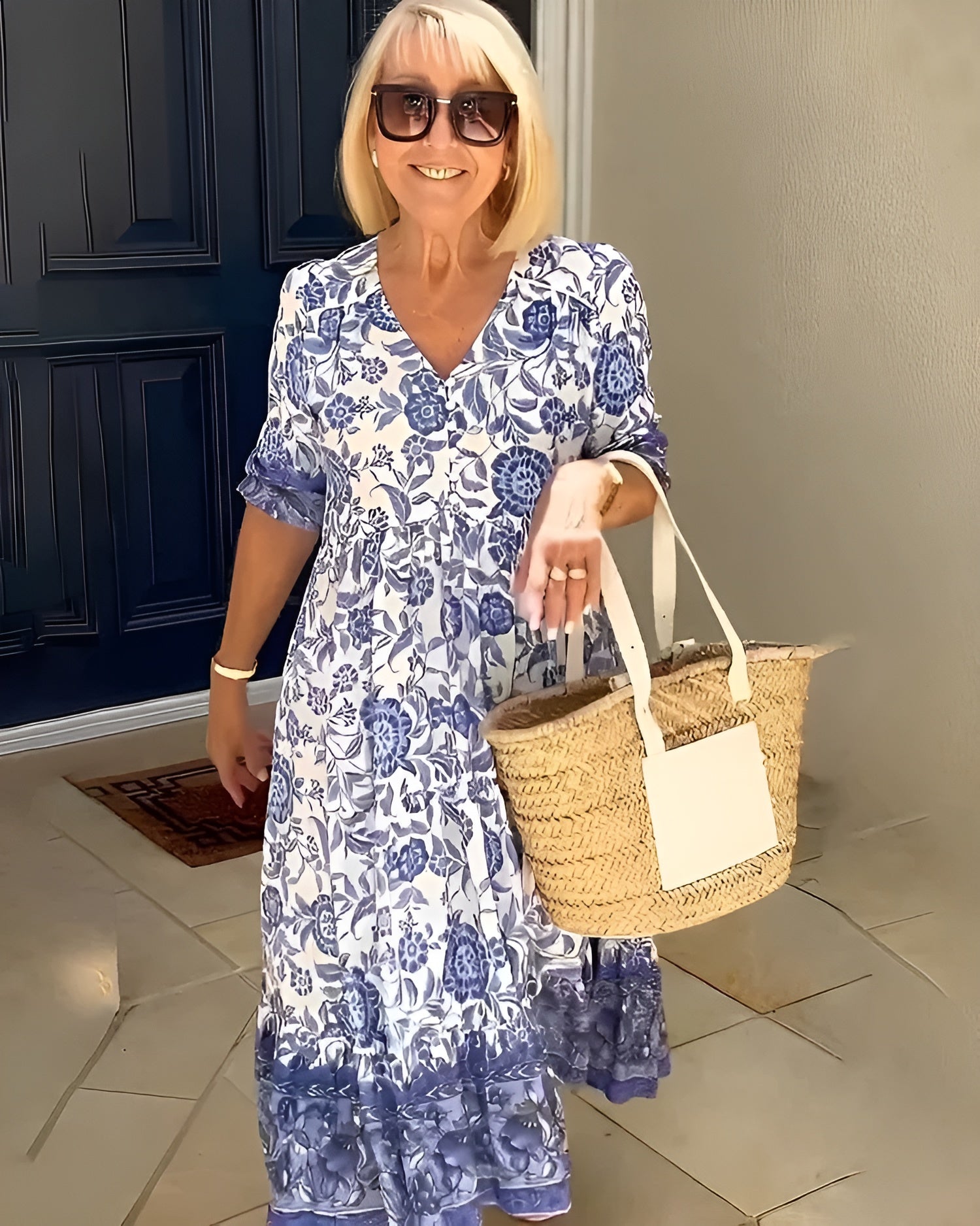 Florabreeze™ Tiered Midi Dress