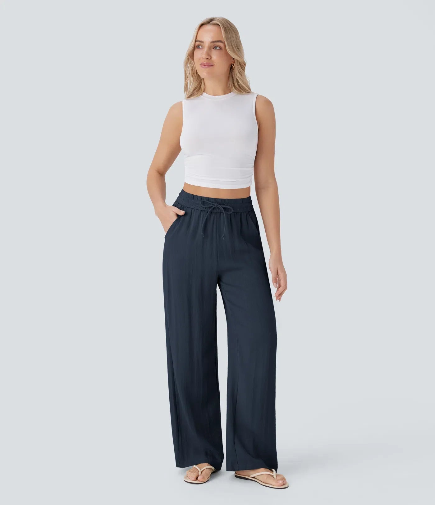 Cameron | Comfortable & Lightweight Linen Trousers with Elegant Legs