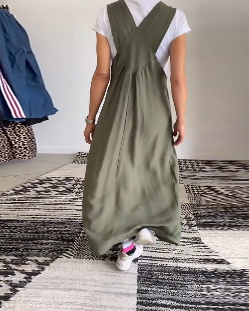 Clarabelle™ Casual Layered Maxi Dress