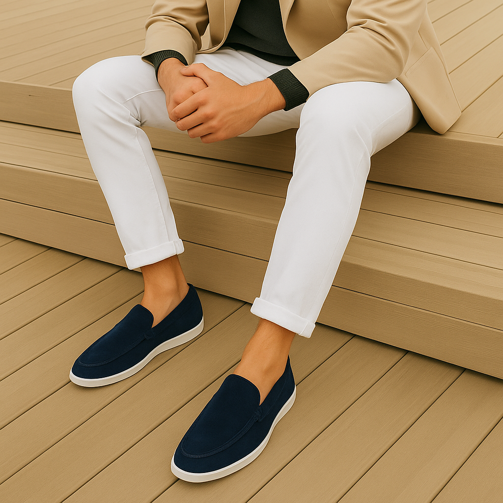 Jason | Stylish Suede Loafers