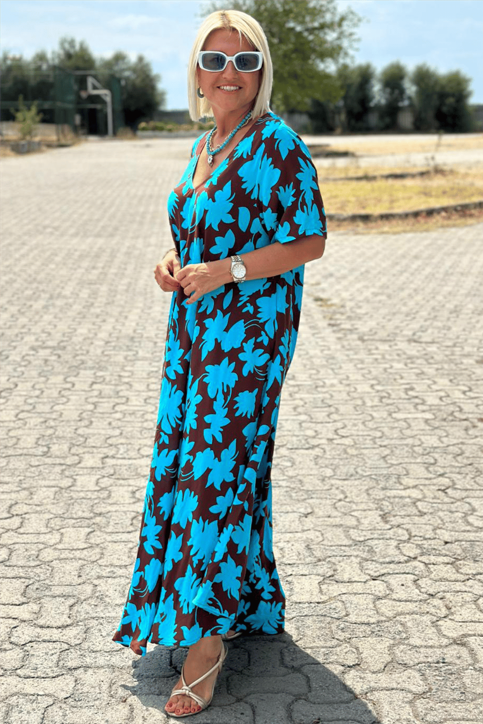 Lunara™ Floral Maxi Dress