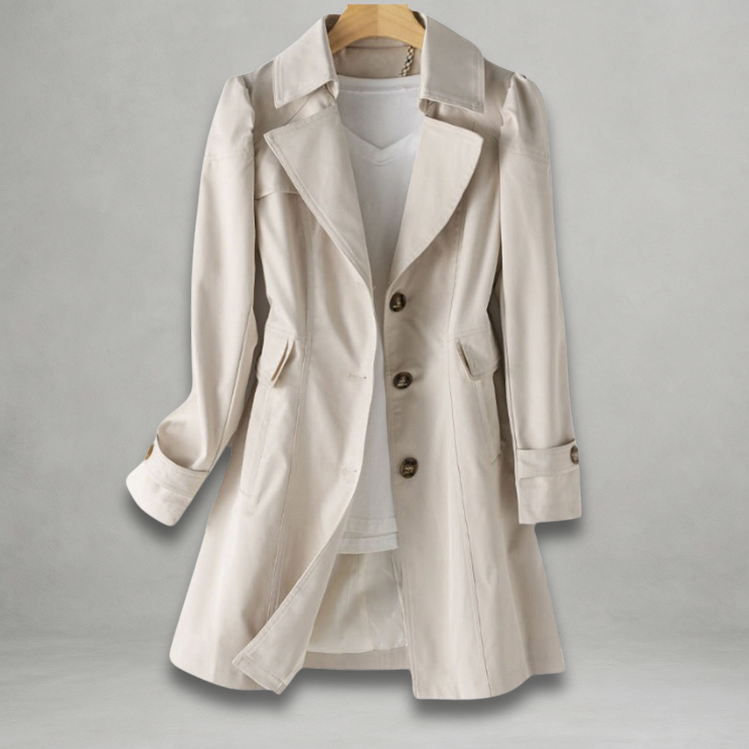 Elspeth™ Double-Breasted Trench Coat