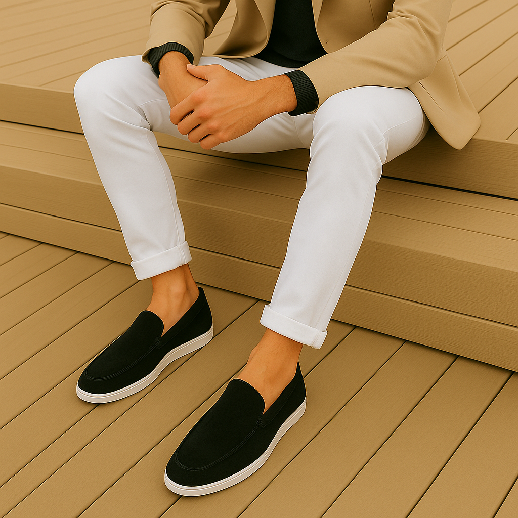 Jason | Stylish Suede Loafers
