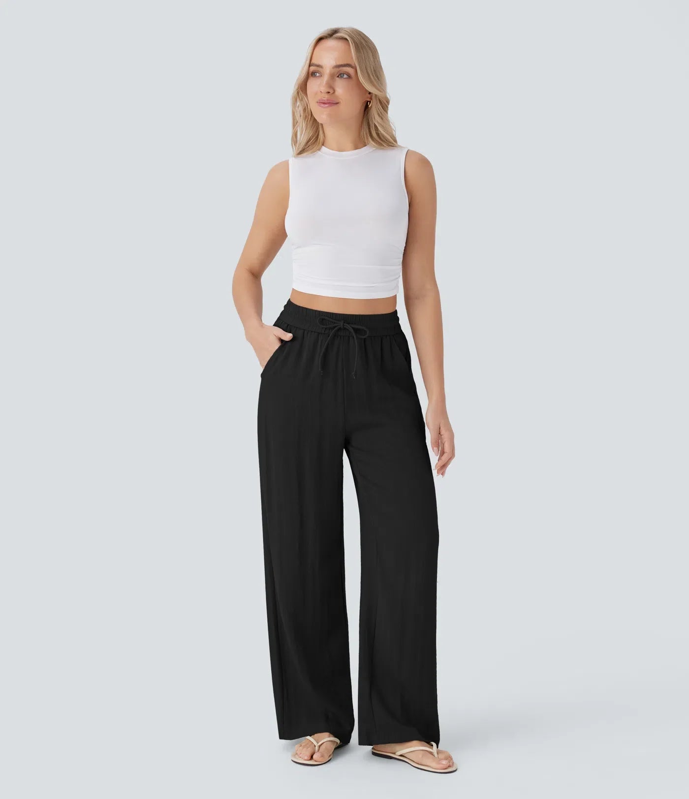 Cameron | Comfortable & Lightweight Linen Trousers with Elegant Legs