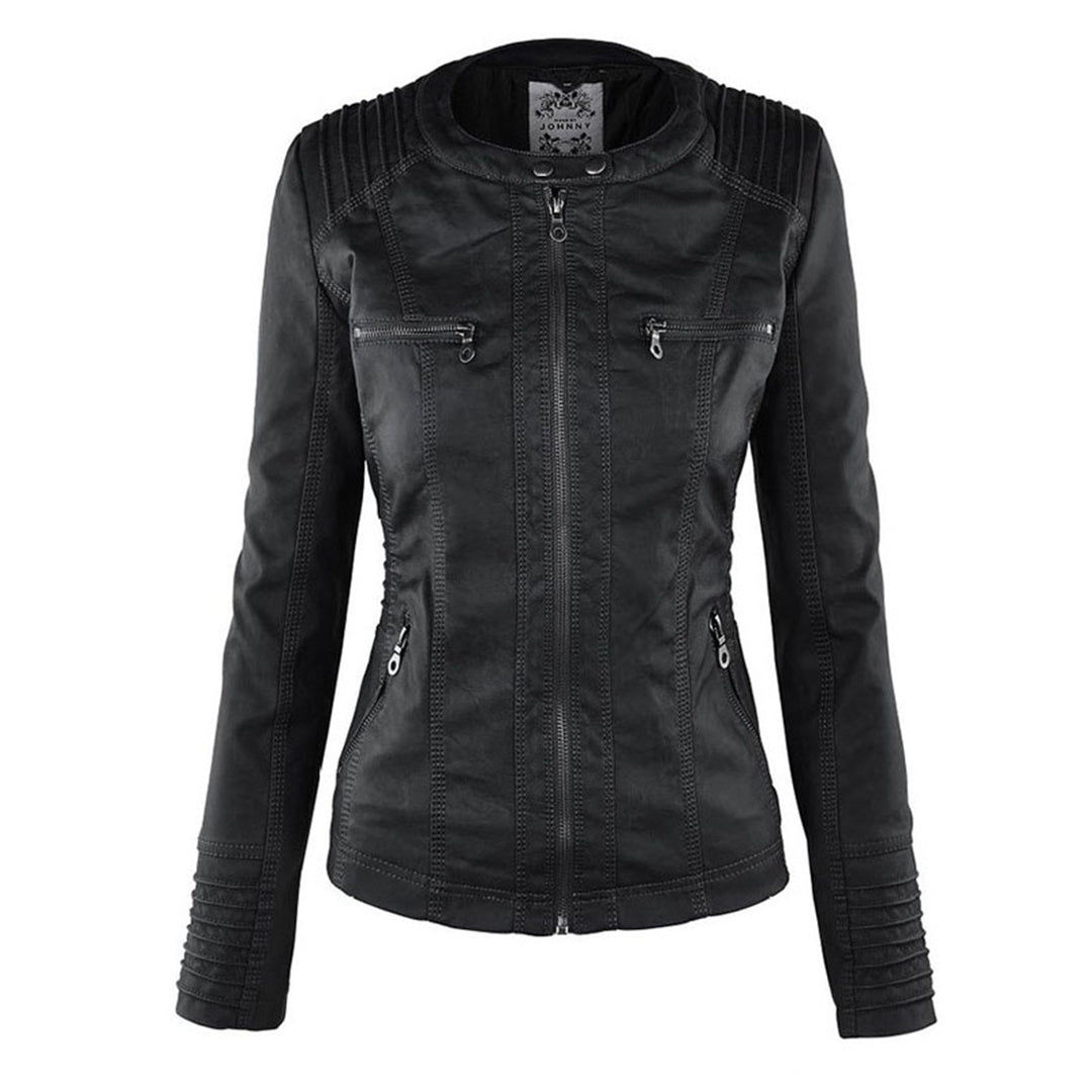 Lexi - Leather Biker Jacket