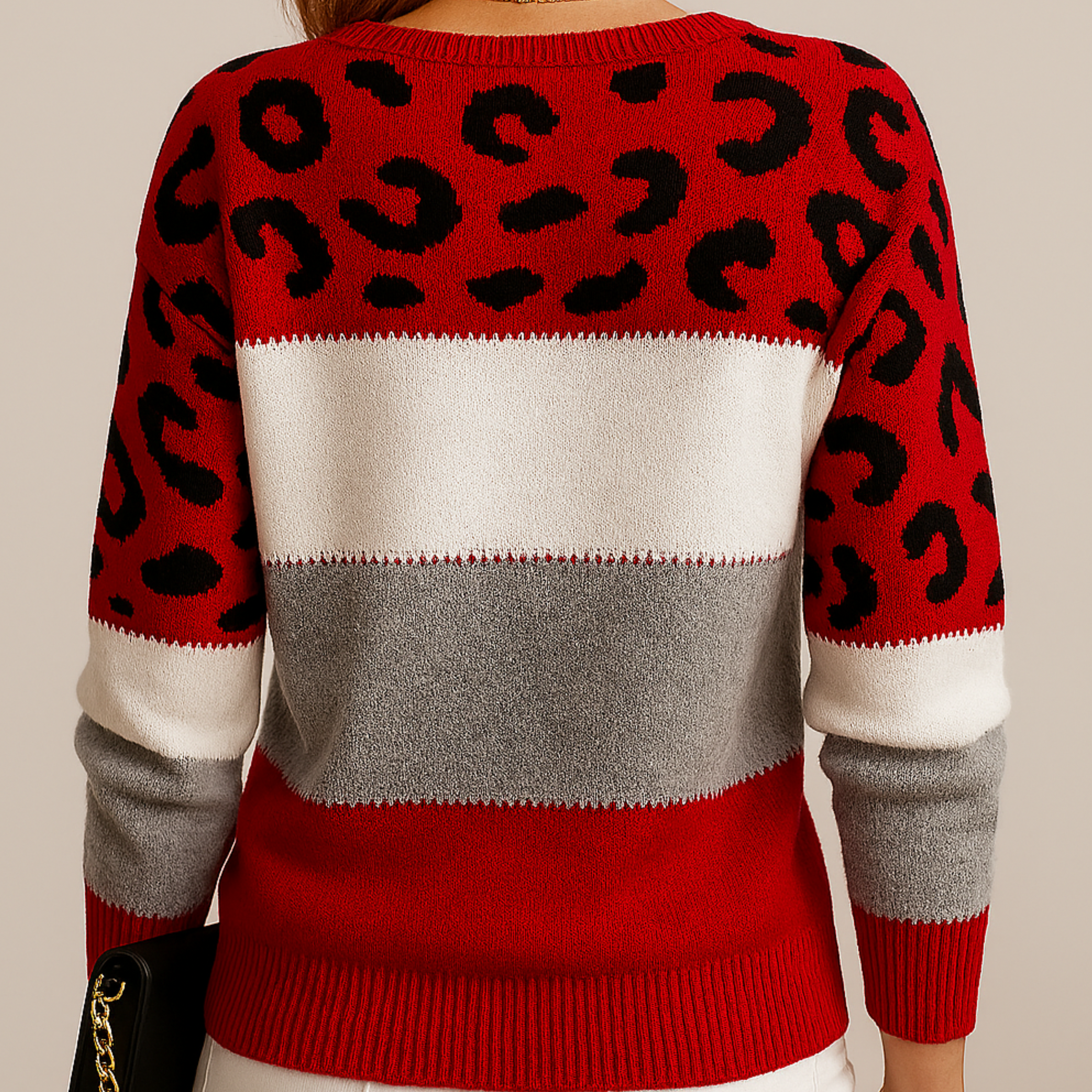 Lia | Leopard Print Casual Sweater