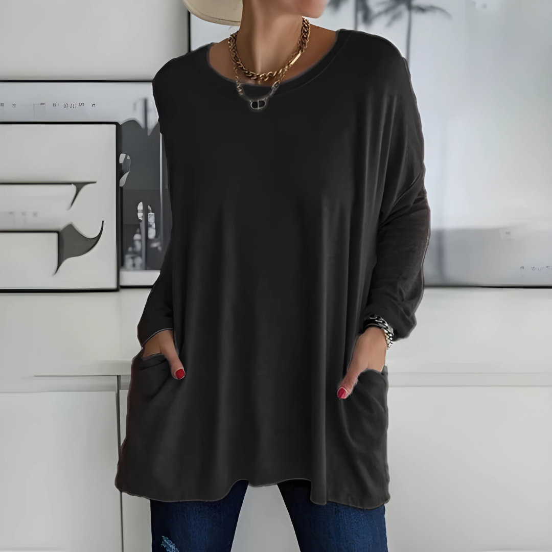 Adriana | Relaxed Long Sleeve Top