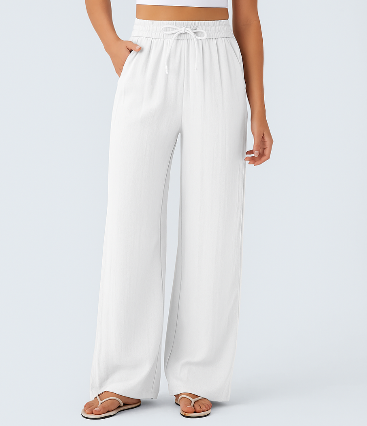 Cameron | Comfortable & Lightweight Linen Trousers with Elegant Legs