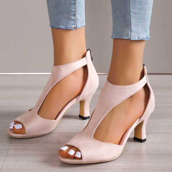 Velverra™ Sculpted Heel Sandals