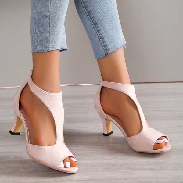 Velverra™ Sculpted Heel Sandals