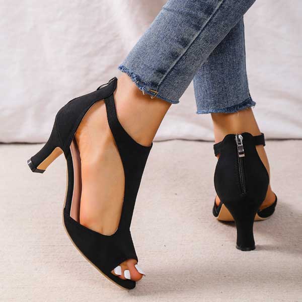 Velverra™ Sculpted Heel Sandals