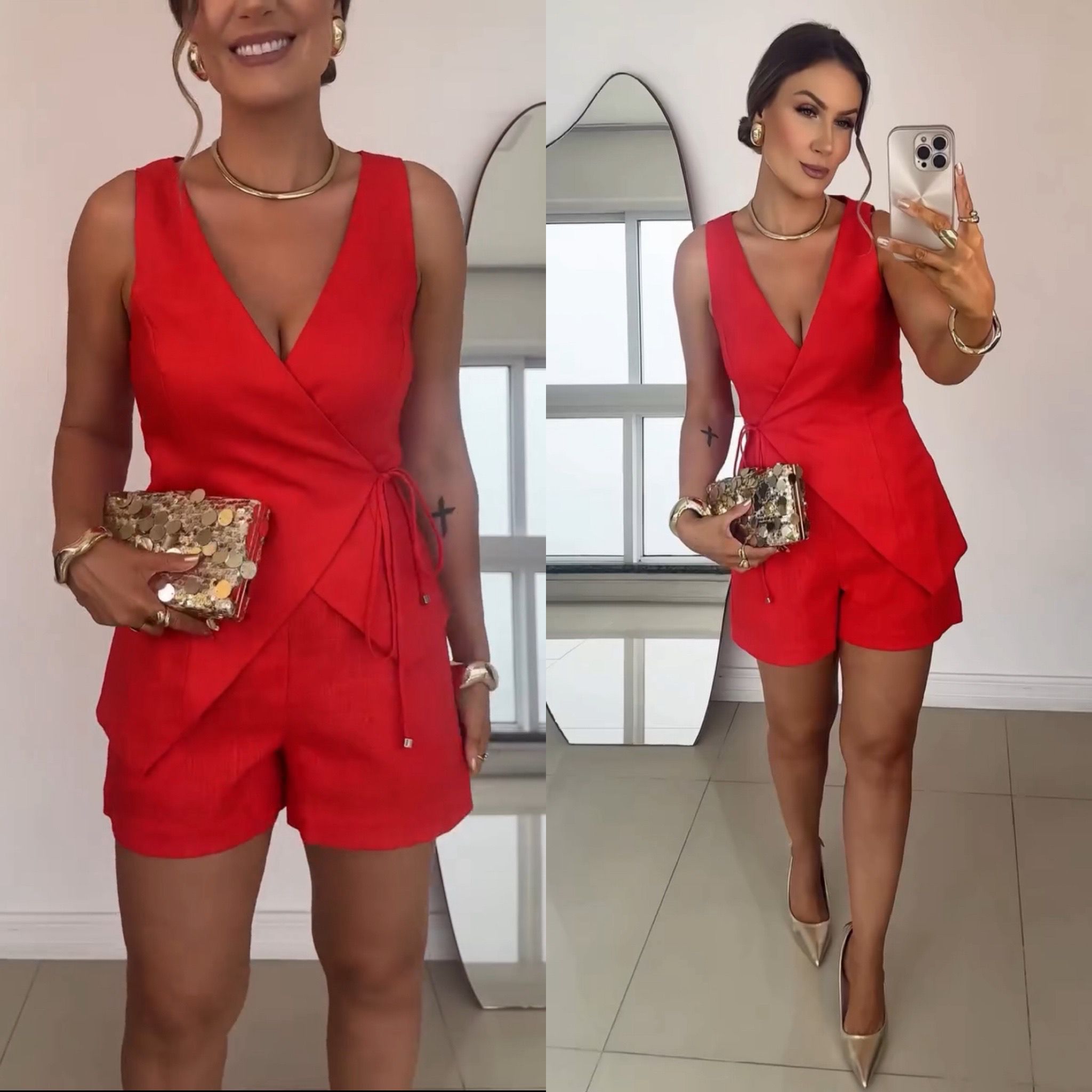 Chantel™ Tailored Wrap Playsuit