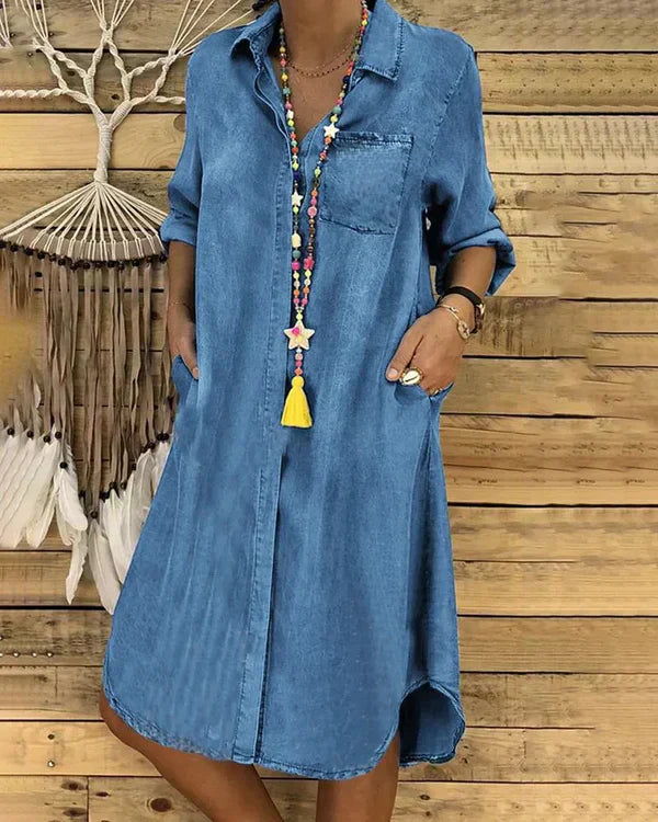 Everly™ Denim Shirt Dress