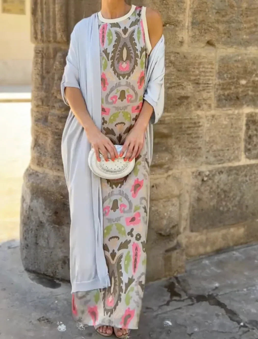 Aurelia™ Boho Maxi Kaftan Set