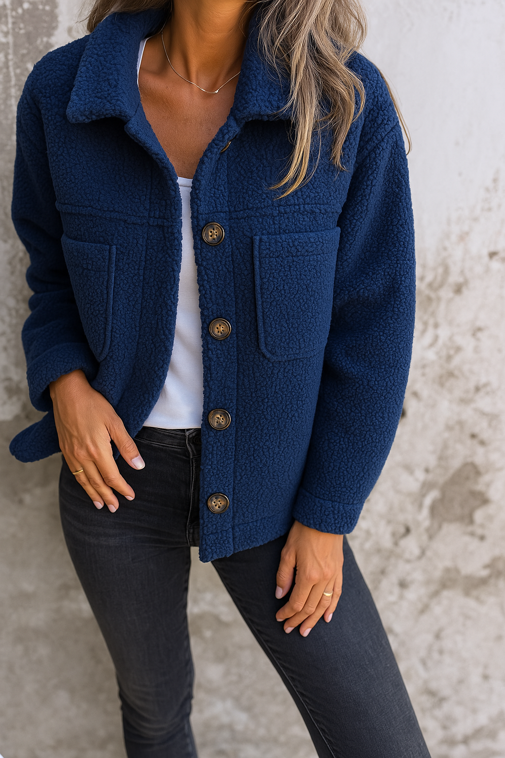 Holiday™ Fleece Button Jacket