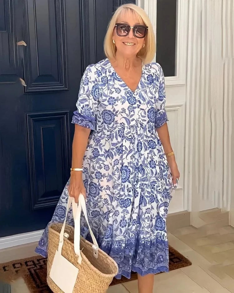 Florivine™ Summer Bloom Midi Dress