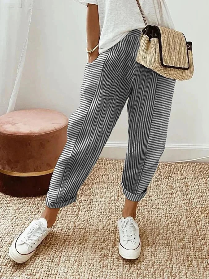 Brindleigh™ Drawstring Stripe Joggers