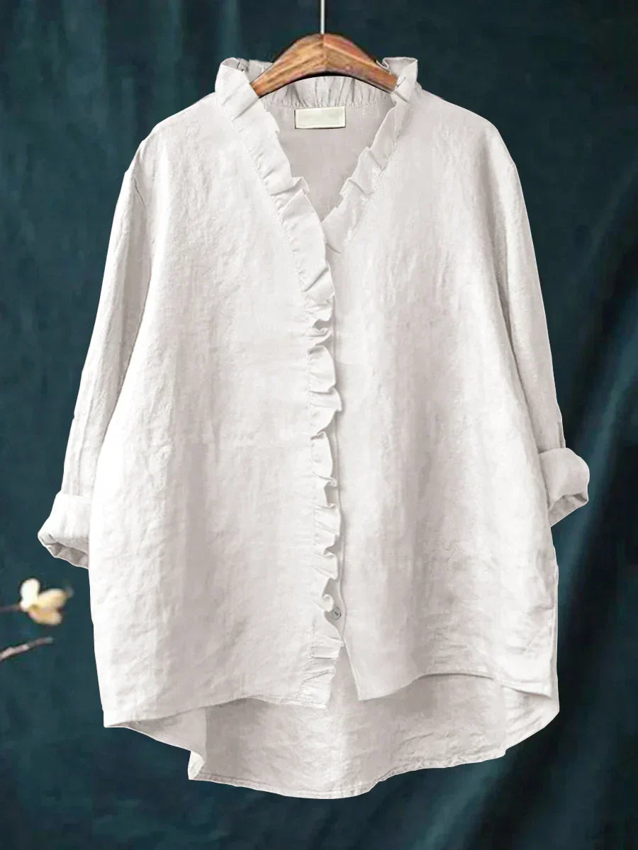 Harriet™ Frill Button Blouse