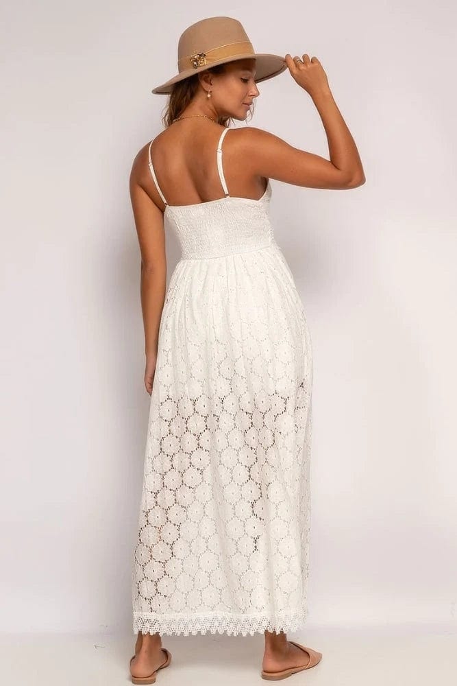 Lunabelle™ Lace Cascade Dress
