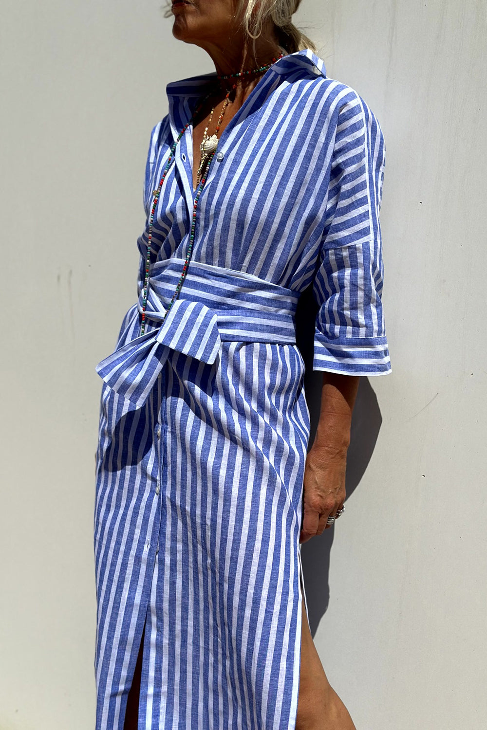 Karyna™ Striped Shirt Dress