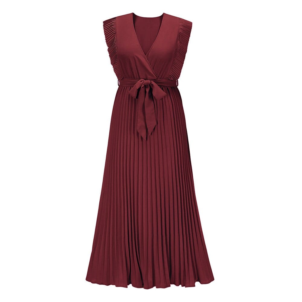 Marvella™ Pleated Elegance Dress
