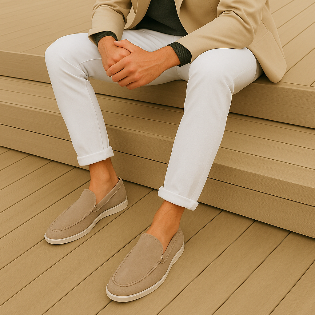 Jason | Stylish Suede Loafers