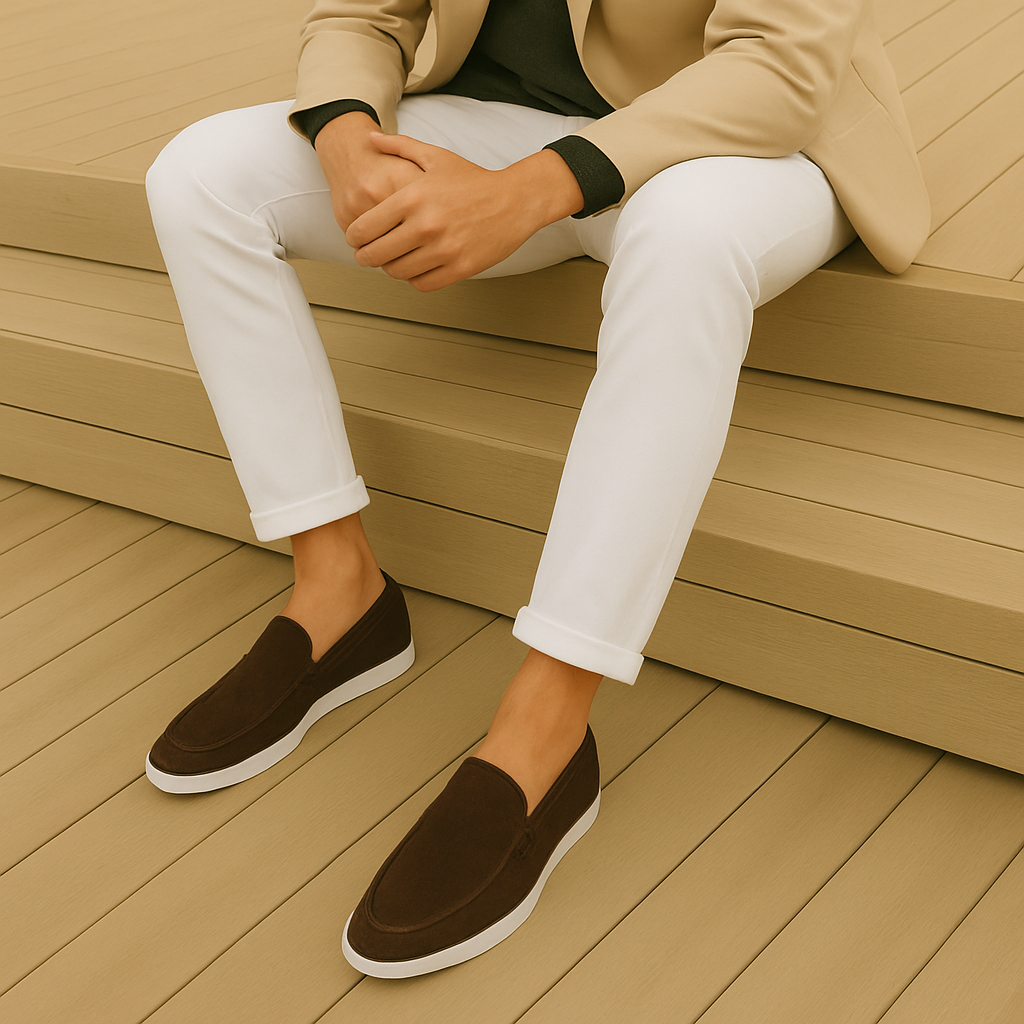 Jason | Stylish Suede Loafers