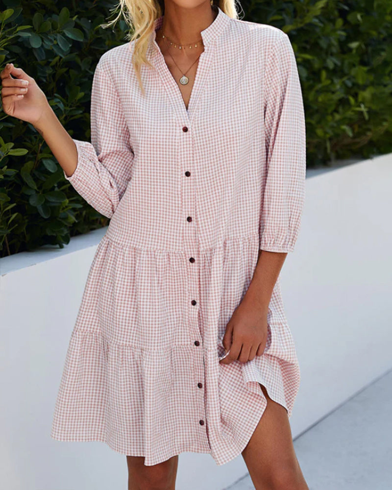 Elspeth™ Tiered Shirt Dress