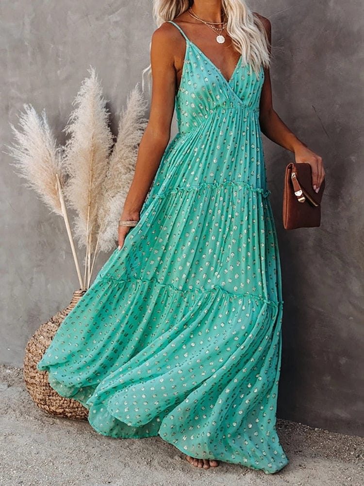 Seapalm™ Boho Tassel Maxi Dress