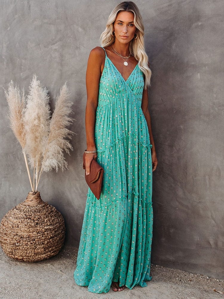 Seapalm™ Boho Tassel Maxi Dress