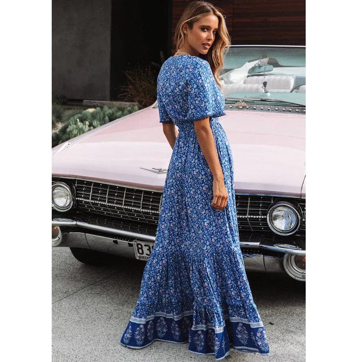 Azuria™ Ruffle Sleeve Maxi Dress