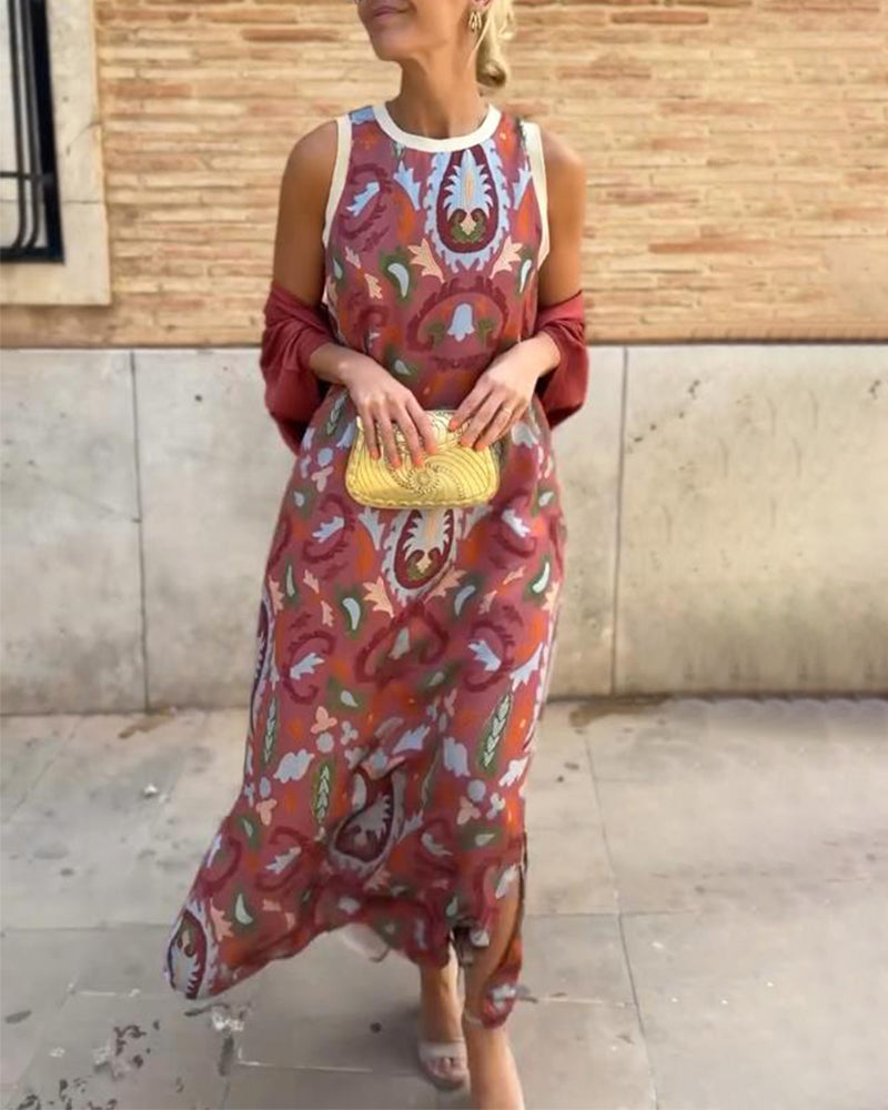 Soraya™ Boho Print Maxi Dress