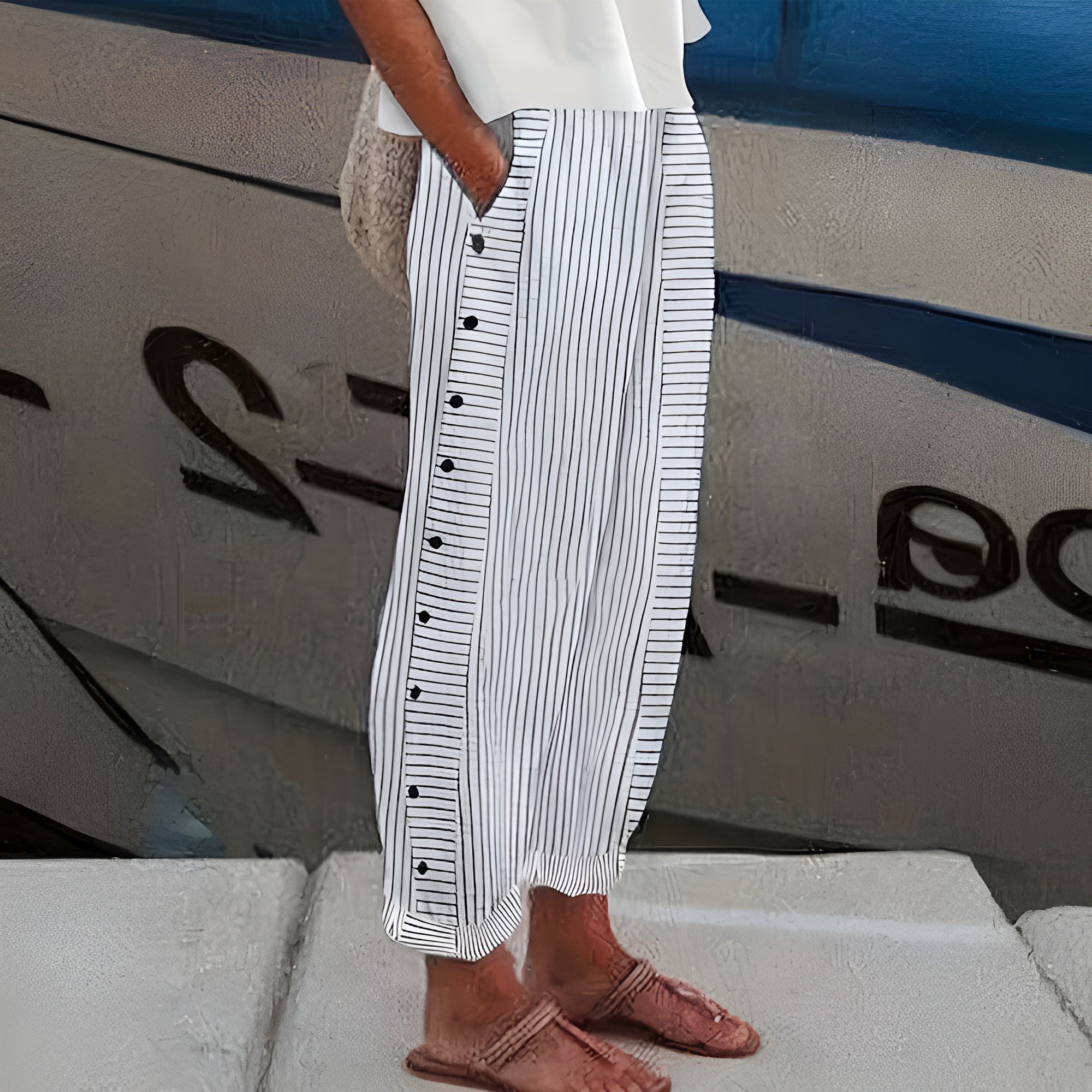 Lunessa™ Coastal Stripe Trousers