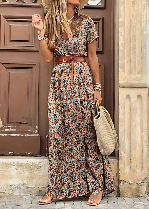 Sorelia™ Boho Split Maxi Dress