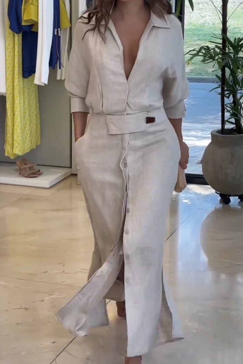 Harriet™ Belted Shirt Dress