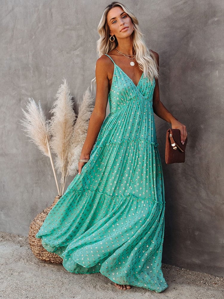 Seapalm™ Boho Tassel Maxi Dress