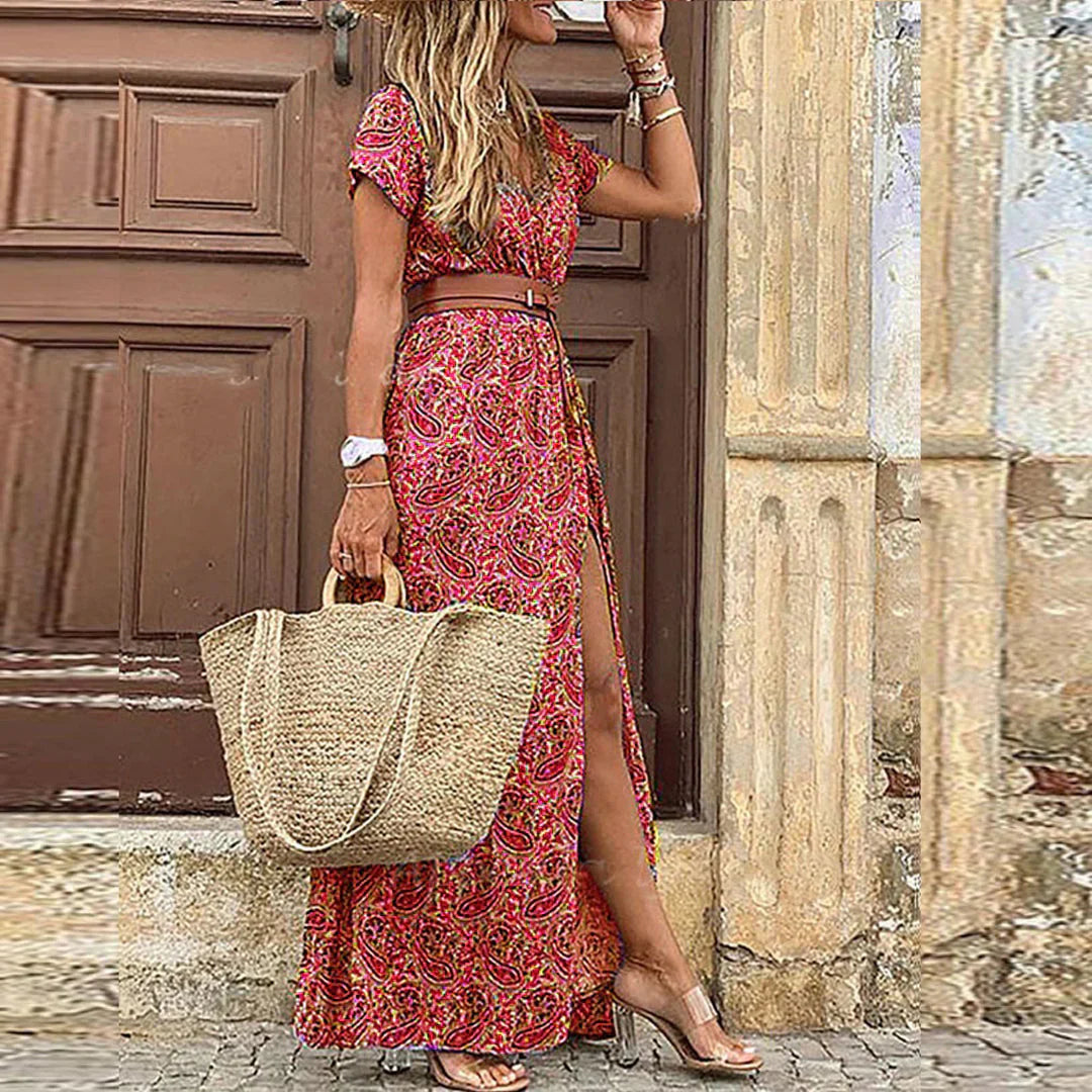 Sorelia™ Boho Split Maxi Dress